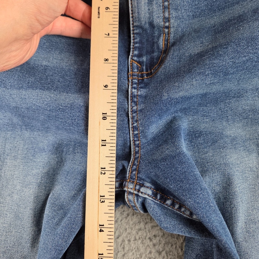 The Perfect Jean NYC Jeans‎ Mens 42x30 (41x30) Blue Slim Thick Tapered Stretch - Picture 4 of 11